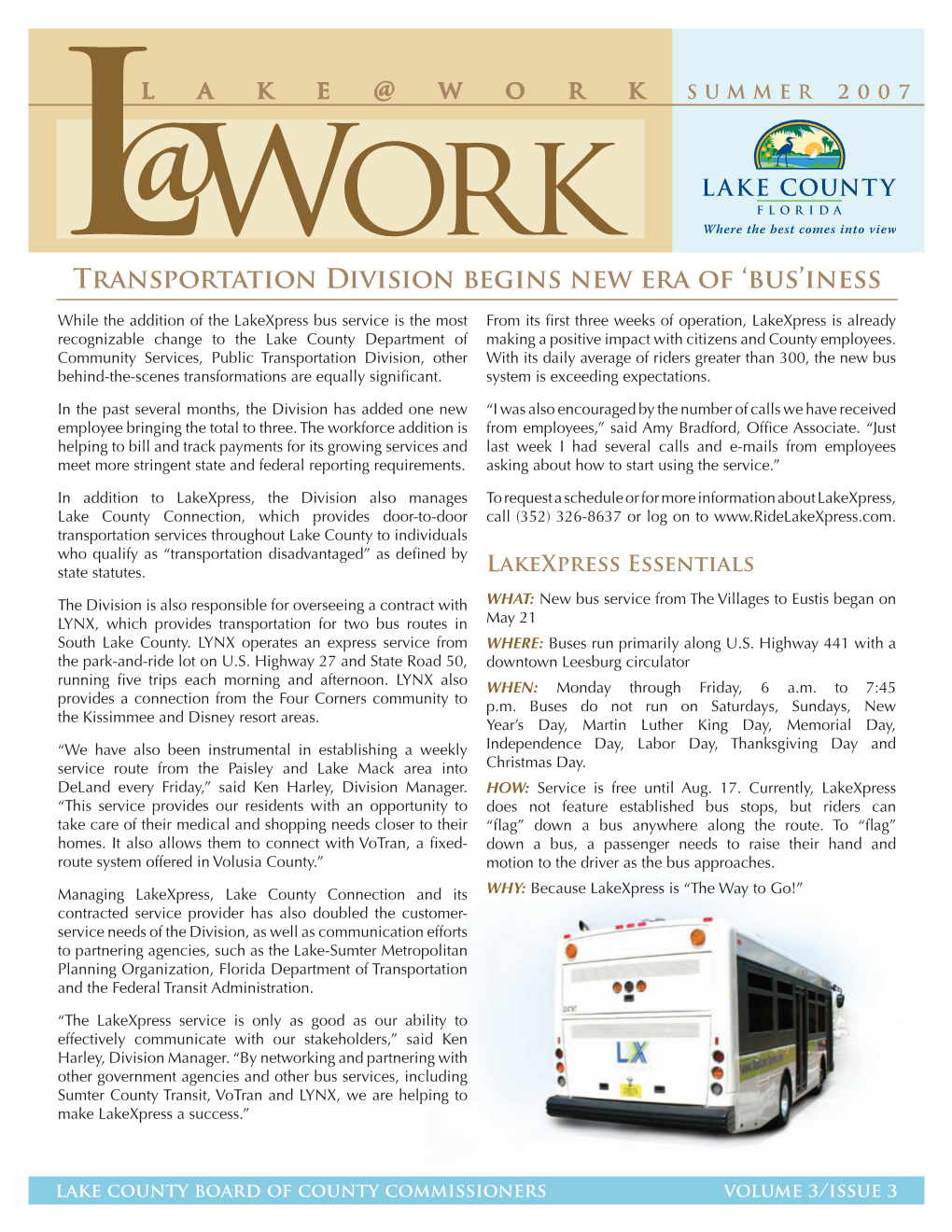 Lake @ Work Newsletter