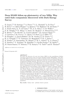 Deep SOAR Follow-Up Photometry of Two Milky Way Outer-Halo