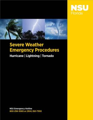 Severe Weather Emergency Procedures Hurricane | Lightning | Tornado