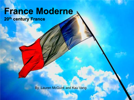 France Moderne 20Th Century France