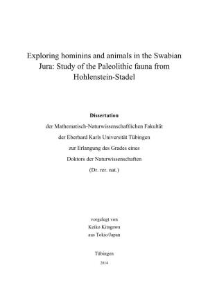 Exploring Hominins and Animals in the Swabian Jura: Study of the Paleolithic Fauna from Hohlenstein-Stadel