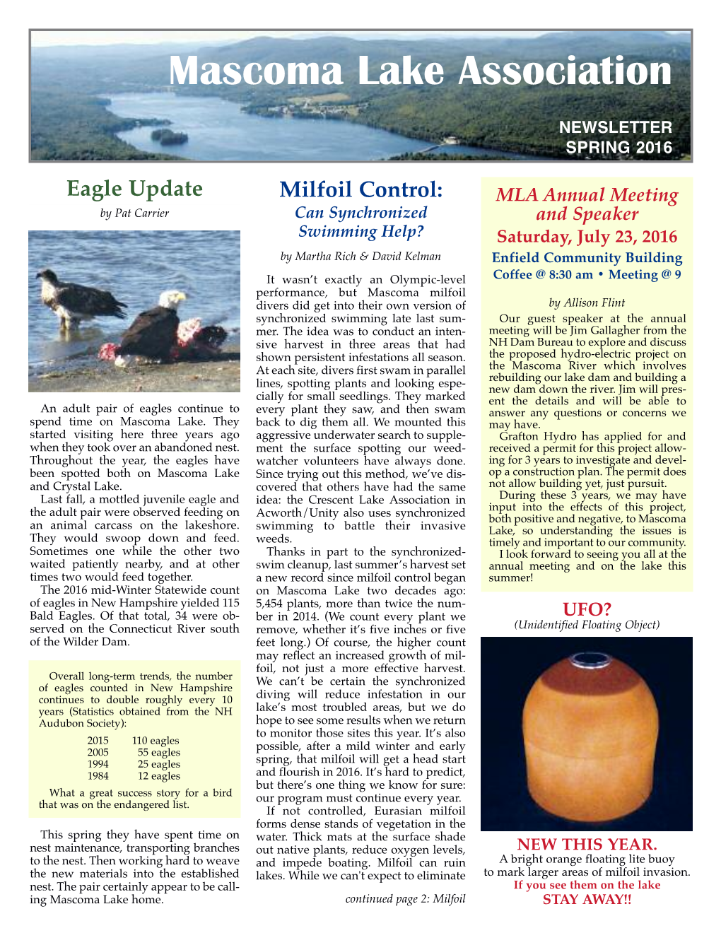 MLA Fall Newsletter -11/10