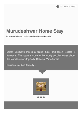 Murudeshwar Home Stay