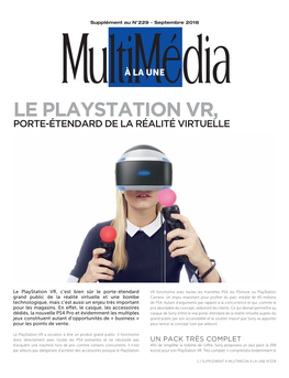 Le Playstation Vr, Porte-Étendard De La Réalité Virtuelle