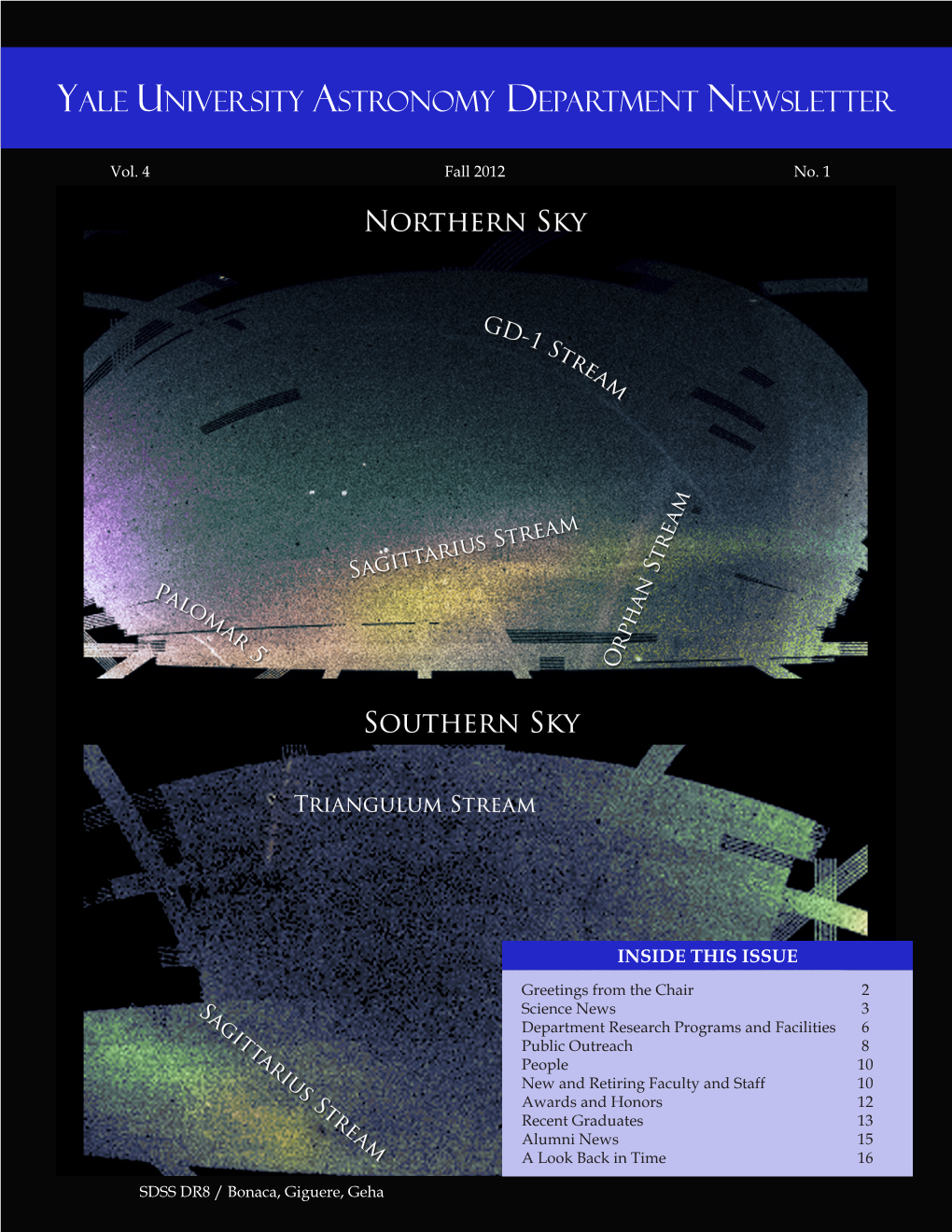 Yale University Astronomy Department Newsletter