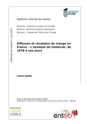 Diffusion Et Réception Du Manga En France – L'exemple De Goldorak