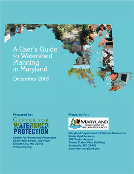 A User's Guide to Watershed Planning in Maryland