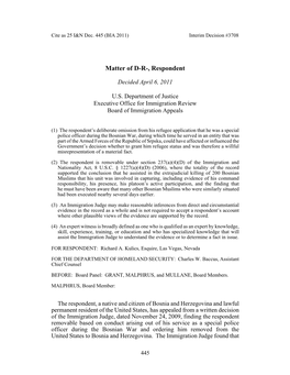 Matter of D-R-, 25 I&N Dec. 445 (BIA 2011)