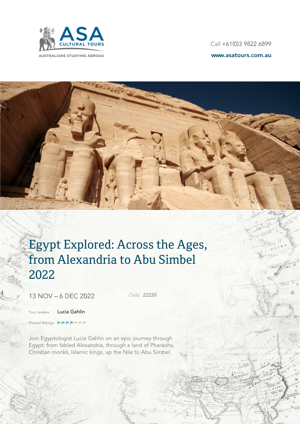 Egypt Explored: Across the Ages, from Alexandria to Abu Simbel 2022