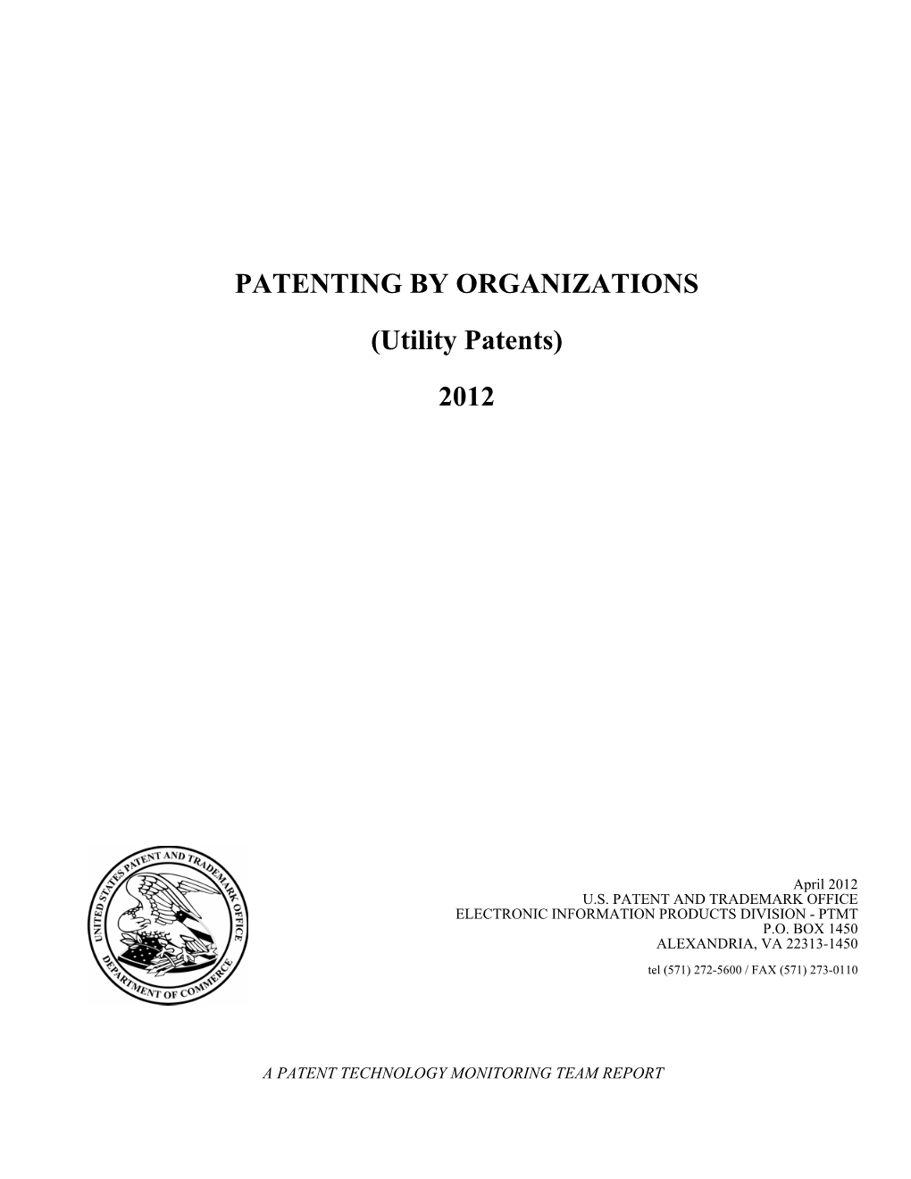 Utility Patents) 2012