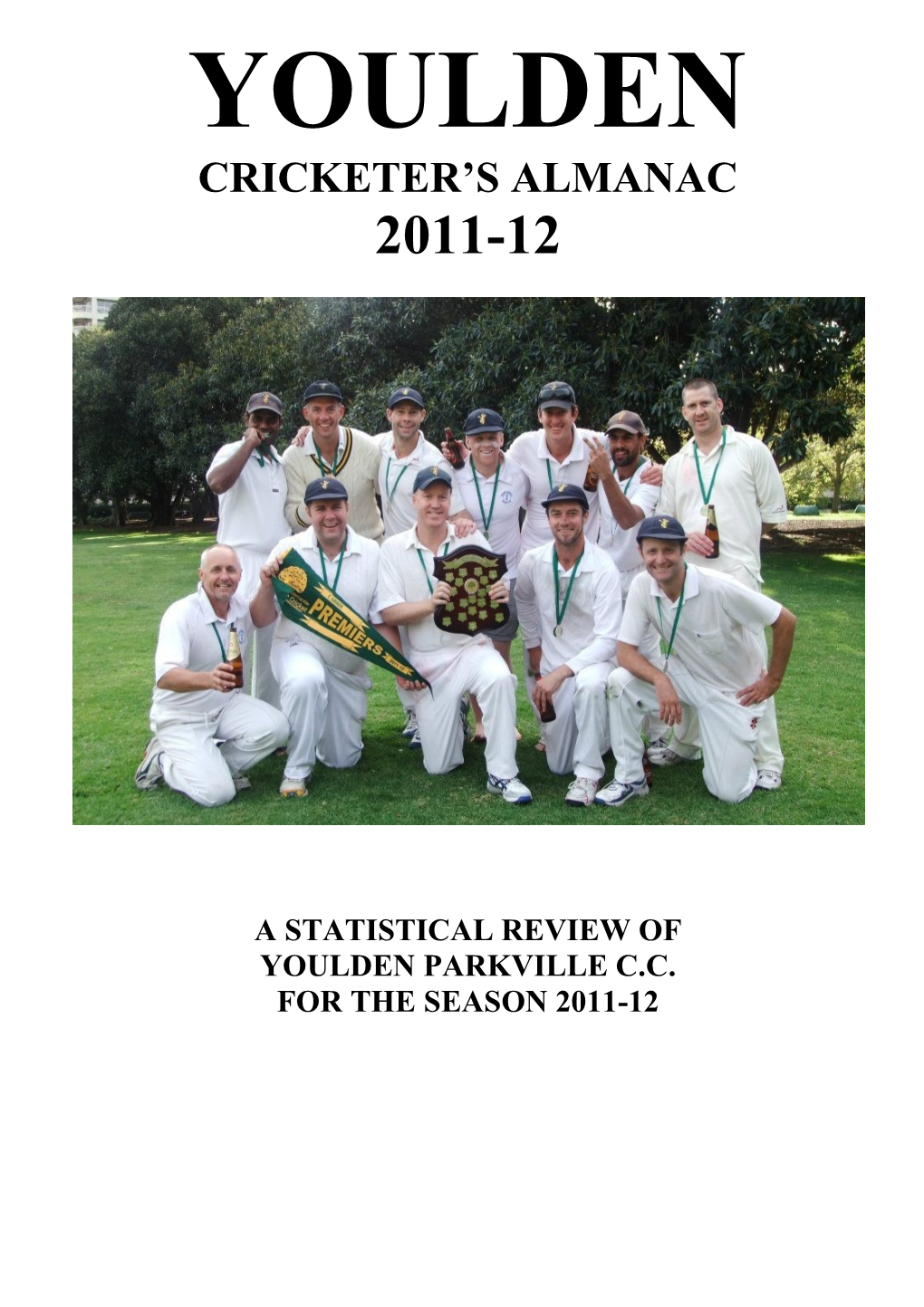 Youlden Cricketer's Almanac 2011-12