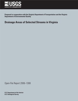 Drainage Areas of Selected Streams in Virginia