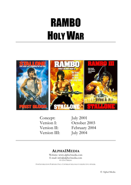 Rambo Holy War Treatment