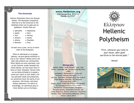 Hellenic Polytheism: Household Worship