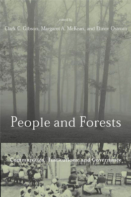 People and Forests Politics, Science, and the Environment Peter M