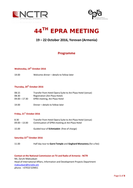 44 Epra Meeting