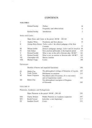 Greek and Roman Philosophy 100 Bc-200 Ad - Volume Ii