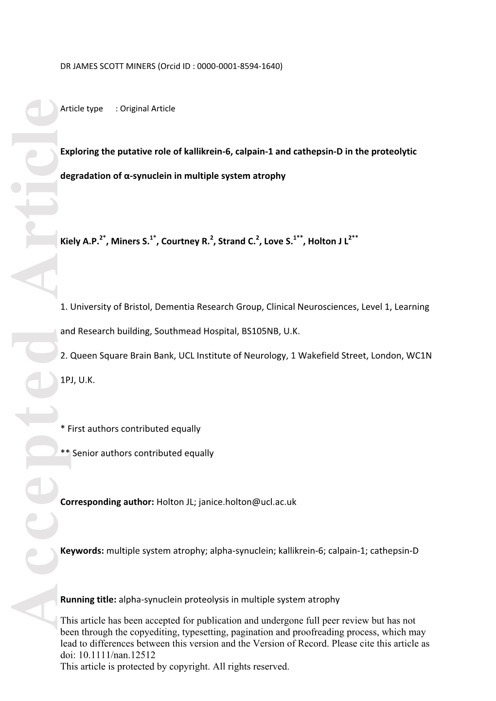 1 and Cathepsin&#X2010