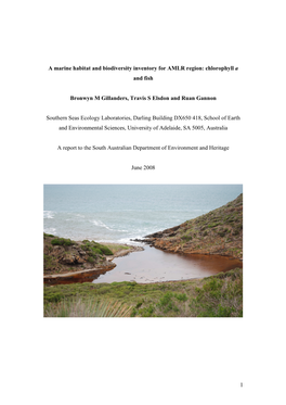 Estuaries Report for DEH July 2008