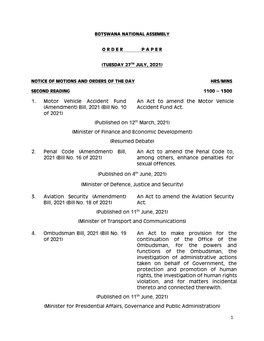 (Bill No. 10 of 2021) an Act to Amend the Motor Vehicle Accident Fund Ac