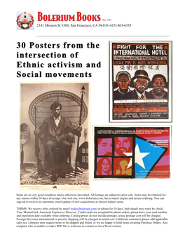30 Posters from the Intersection of Ethnic Activism and Social Movements