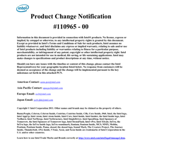 Product Change Notification #110965