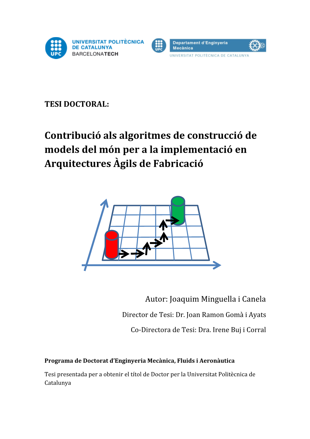 Contribució Als Algoritmes De Construcció De Models Del Món Per a La Implementació En Arquitectures Àgils De Fabricació