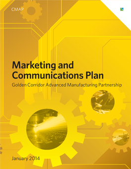Marketing and Communications Plan for the Golden Corridor Advanced