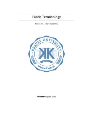 Fabric-Terminology.Pdf