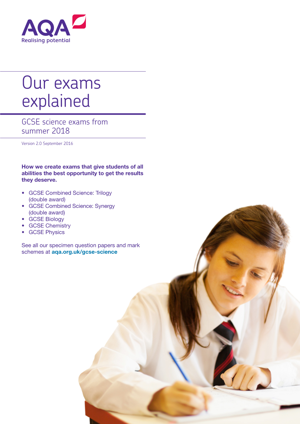 Notes and Guidance: Our Exams Explained