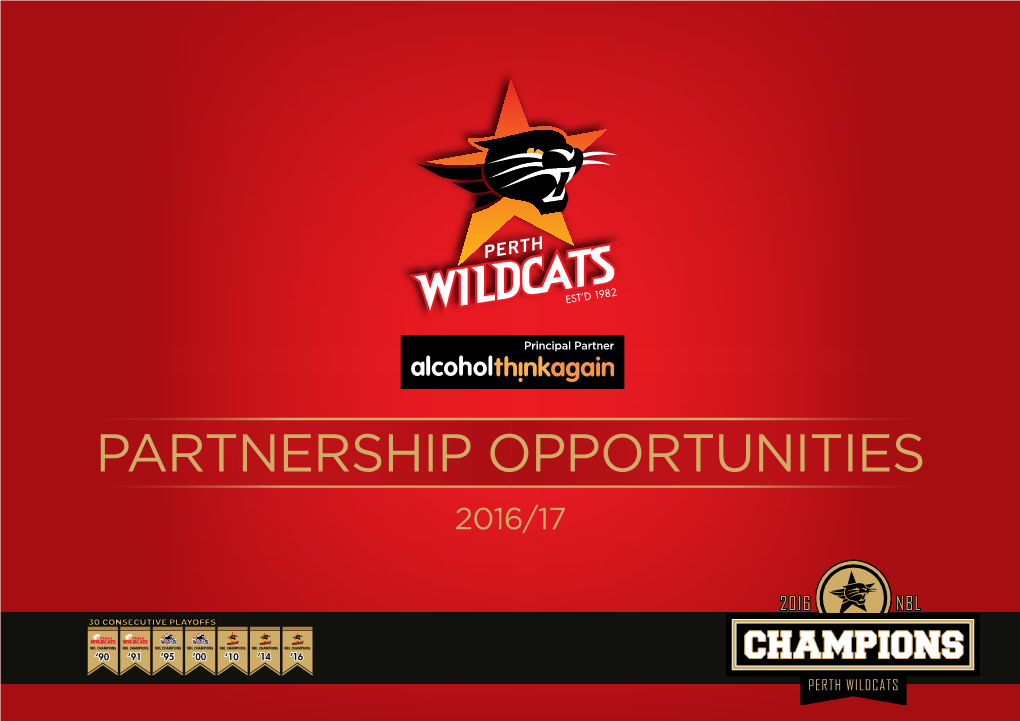 Partnership Opportunities 2016/17