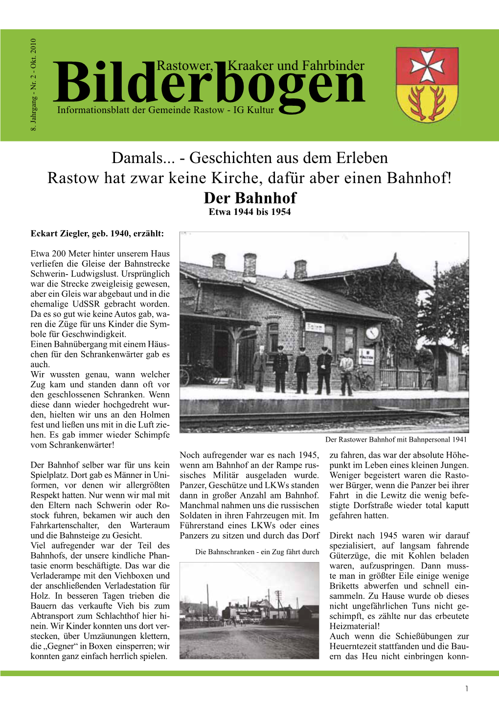 Der Bahnhof Etwa 1944 Bis 1954