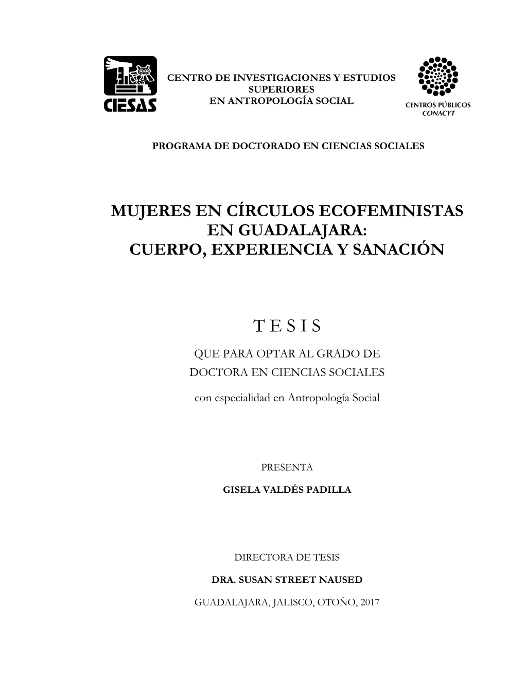 Mujeres En Círculos Ecofeministas En Guadalajara: Cuerpo, Experiencia Y Sanación