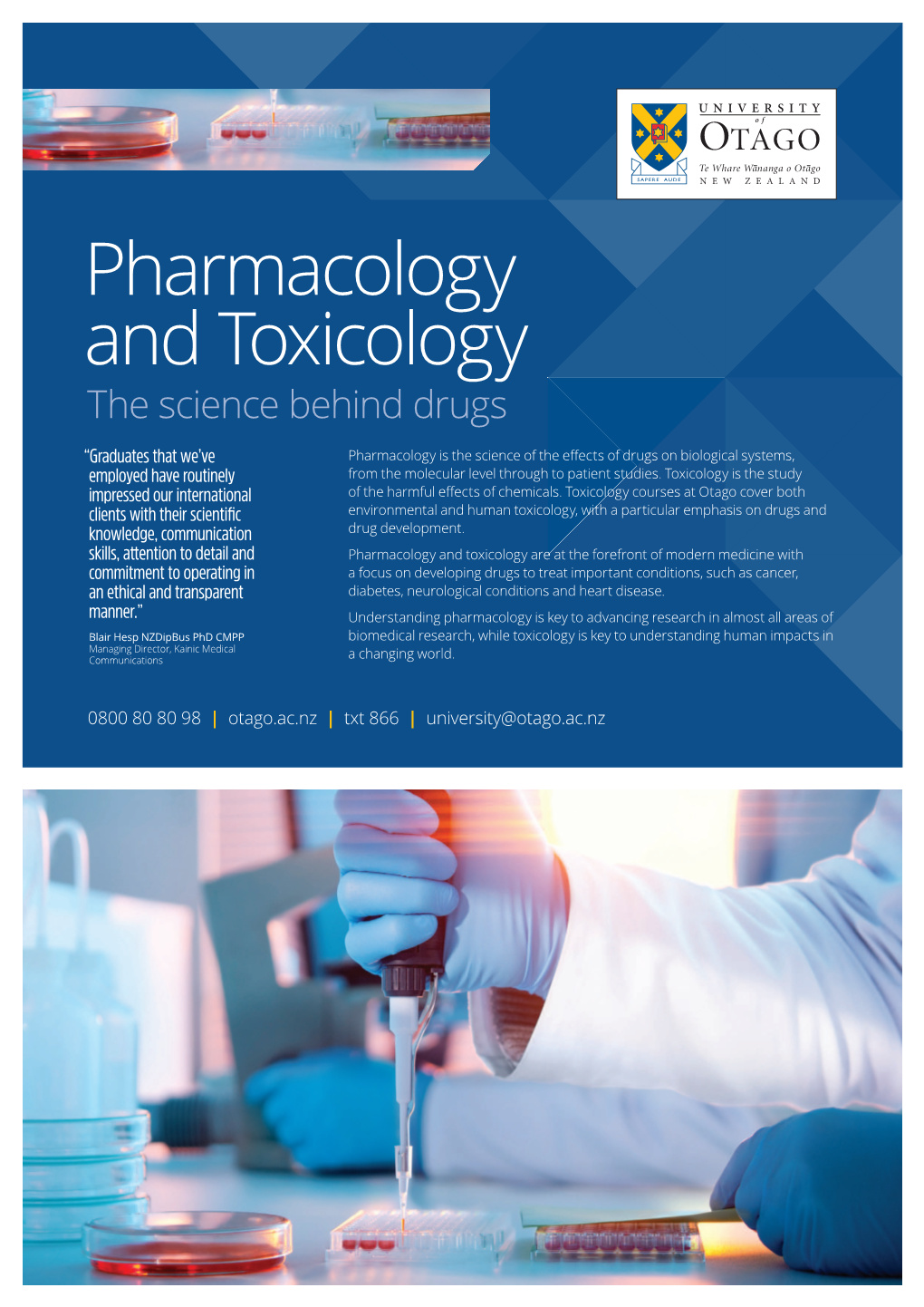 Pharmacology and Toxicology the Science Behind Drugs