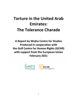 Torture in the United Arab Emirates: the Tolerance Charade