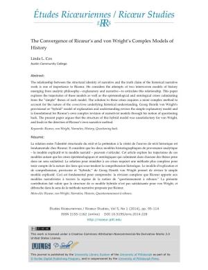 The Convergence of Ricœur's and Von Wright's Complex Models of History