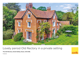 Lovely Period Old Rectory in a Private Setting