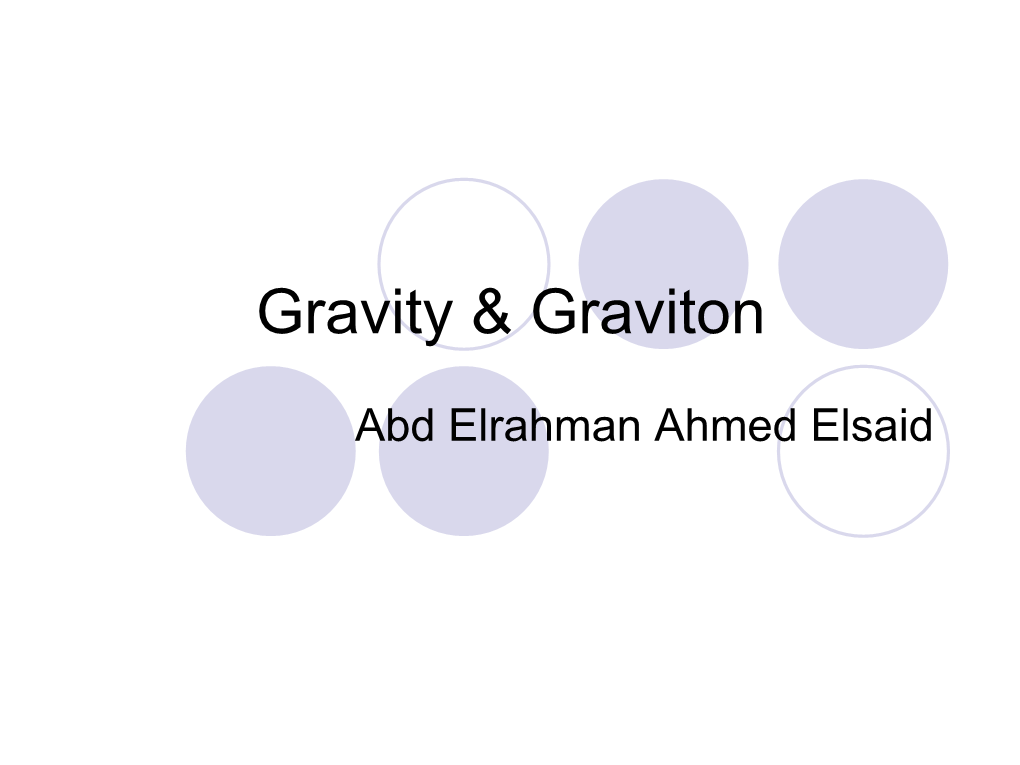 Gravity & Graviton.Pdf