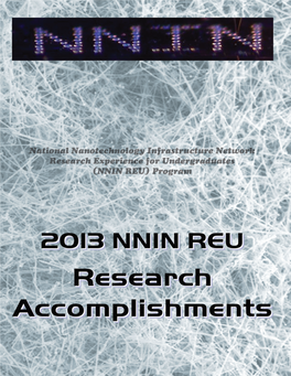 2013 Research Accomplishments