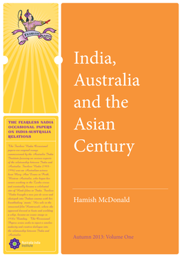 India, Australia and the Asian Century