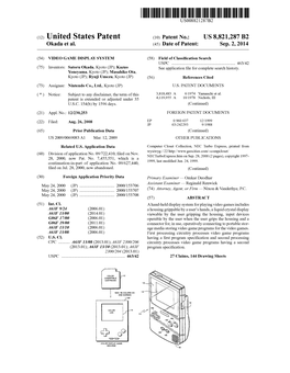 (10) Patent No.: US 8821287 B2