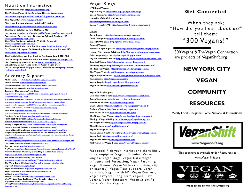 “300 Vegans!” General Vegans: the Food Revolution John Robbins Dr
