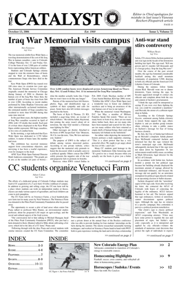 CC Students Organize Venetucci Farm