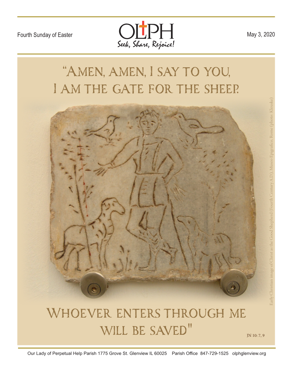 Amen, Amen, I Say to You, I Am the Gate for the Sheep