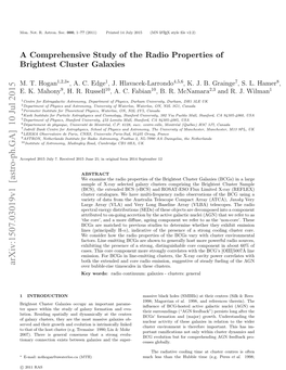 A Comprehensive Study of the Radio Properties of Brightest Cluster Galaxies 3