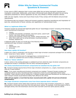 Glider Kits for Heavy Commercial Trucks Questions & Answers