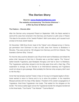 The Darien Story