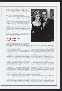 Barry Mann and Cynthia Weil