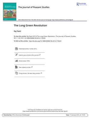 The Long Green Revolution