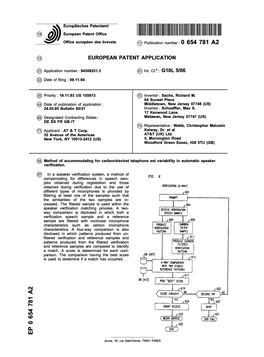 Method of Accommodating for Carbon/Electret Telephone Set Variability in Automatic Speaker Verification